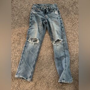 American Eagle Distressed Blue Jeans 00 regular